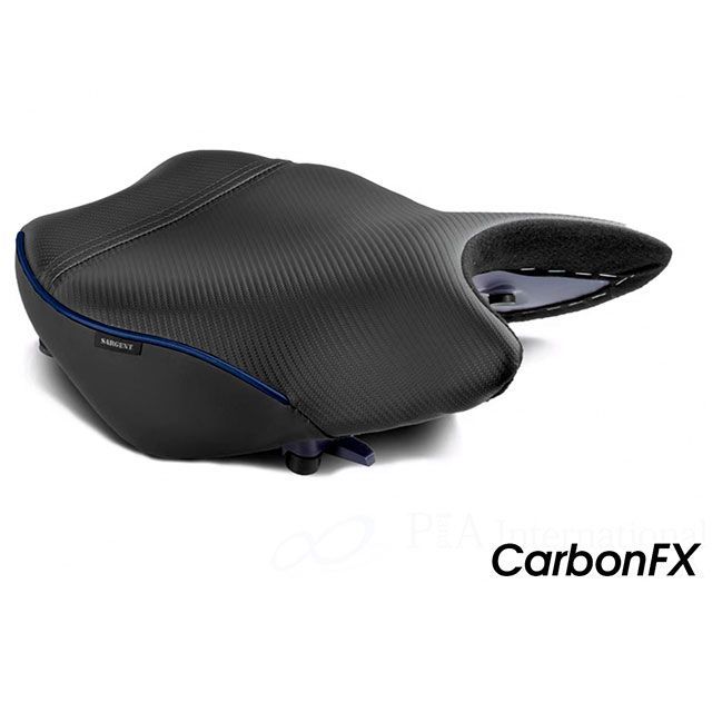 サージェント シート CarbonFX フロント（カーボン） GSX-S1000GT GSX-S1000GX カラー パイピング：E044グレー WS-693F-NS