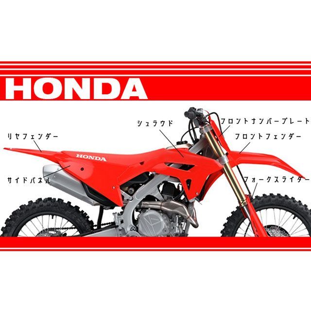 ユーフォー シュラウド（ブラック） CRF250R/RX CRF450R/RX G5588