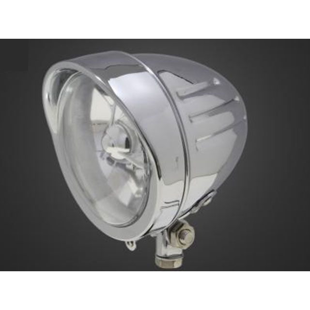 ガレージT&F スティード400（VLS） 4.5インチスリットヘッドライト/ユーロレンズ仕様＋ステーSET（タイプD） スティード400VLS タイプ メッキ・クリアー ・4021101