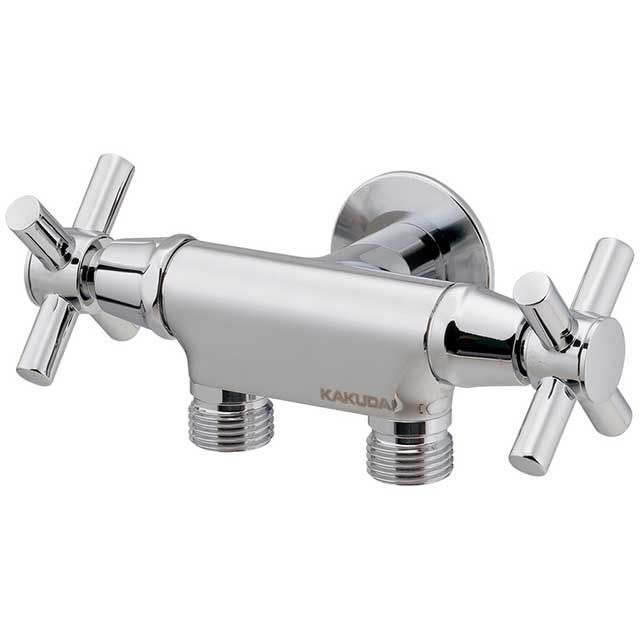 カクダイ 704-130-13 双口水栓 704-130-13 10,640円