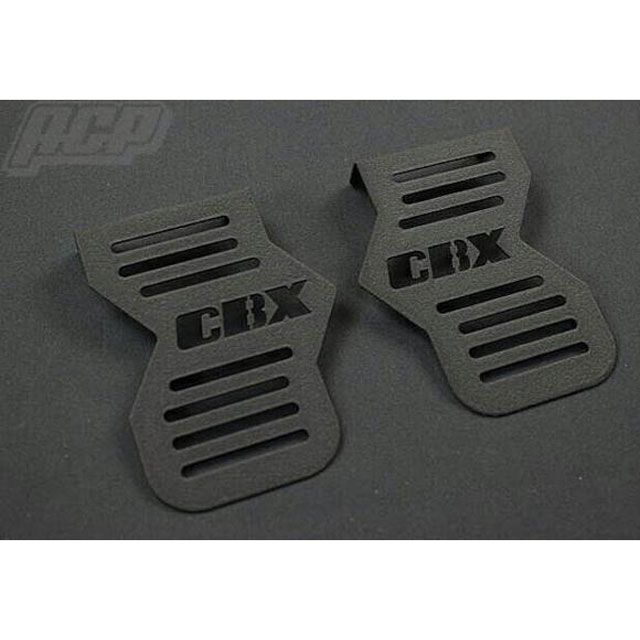 ACP CBX400F ロゴ入り チヂミ塗装 キャブサイドカバー CBX400F/F2/550F カラー 黒 STO071
