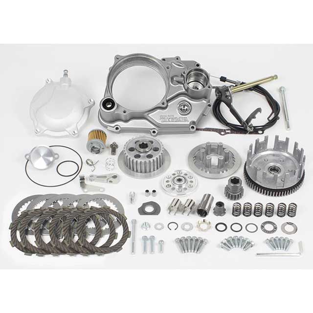 SP武川 スペシャルクラッチキット TYPE-R（ワイヤー式/シルバー塗装） 12V DAX50 ・02-01-0461