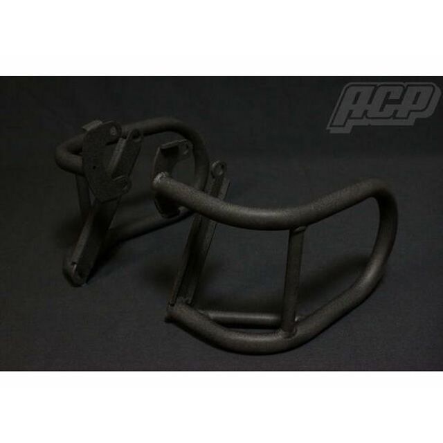 ACP ゼファー400/X用 チヂミ塗装 エンジンガード ゼファー400 ゼファー400X カラー 黒 STO067