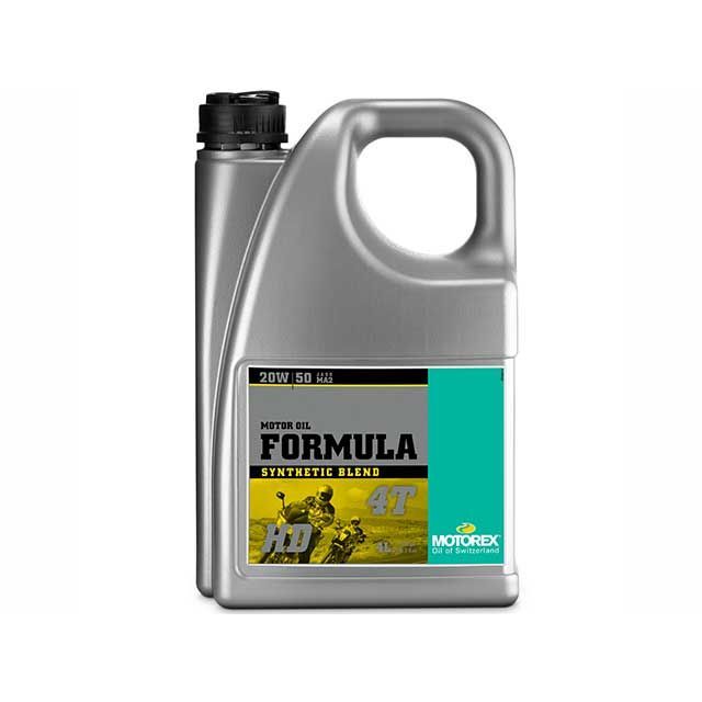 モトレックス バイク用 エンジンオイル 4サイクル 20W-50 部分合成油 FORMULA 4T 4L 49314｜モトメガネ 店