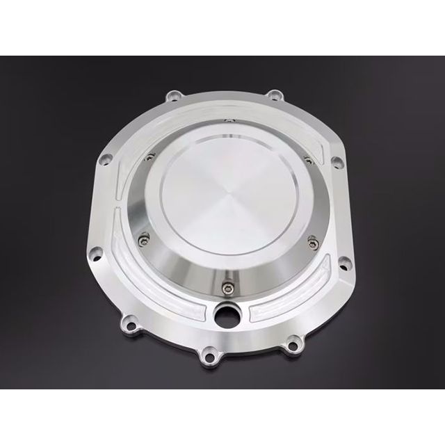 DRAFT BILLET クラッチカバー Type-Z（シルバー） 72-322