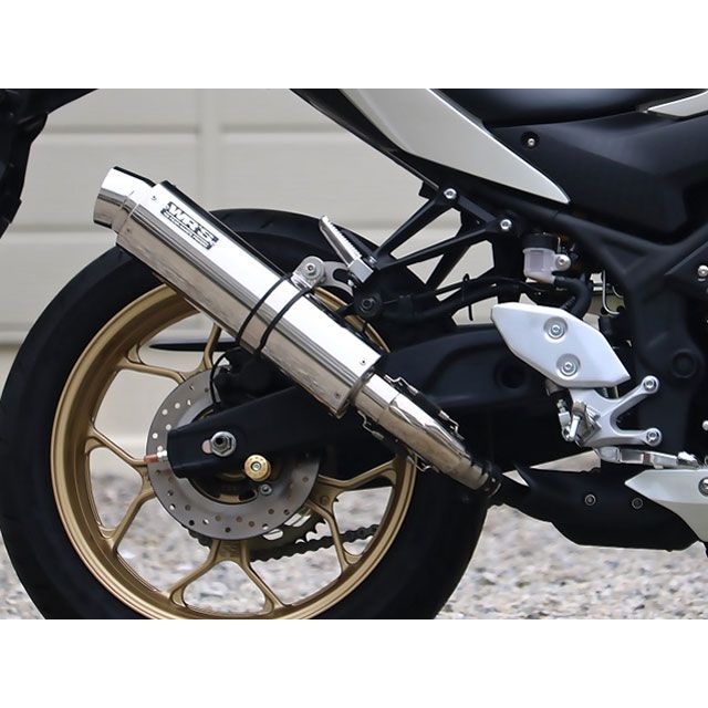 ダブルアールズ JMCA スリップオン ラウンド・ステンレスサイレンサー MT-03 YZF-R3 BF2310JM|モトメガネ 店