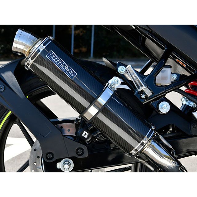 BMS R-EVO カーボンサイレンサー 政府認証 ジクサー150 G351-53-SF2｜モトメガネ 店