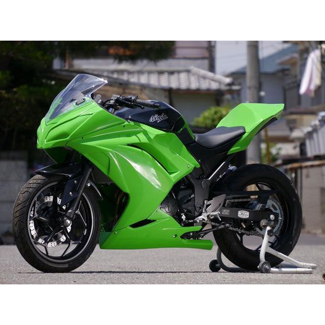 才谷屋ファクトリー フルカウル＆シングルシートset レース ビス止ver Ninja250 仕様 ライムグリーンゲル 3K13NJ25FCSSIG1｜モトメガネ 店