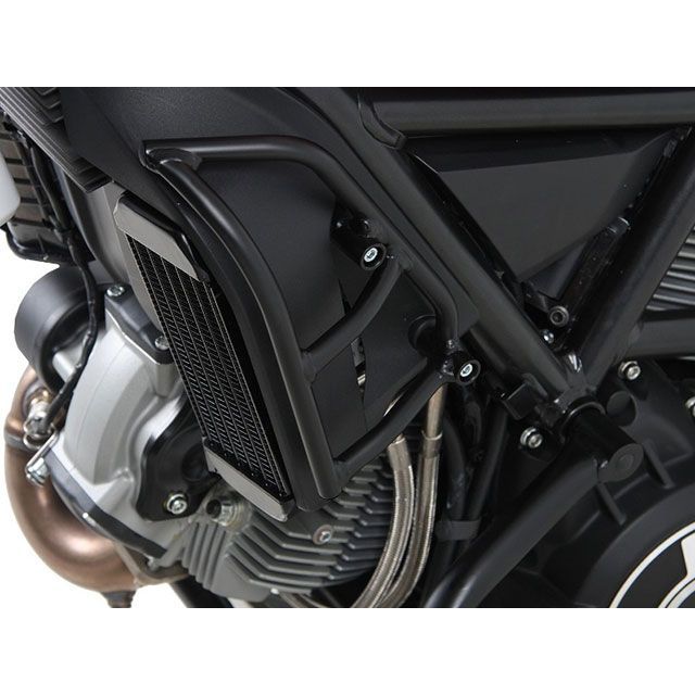 ヘプコ＆ベッカー ラジエーターガード（ブラック） Scrambler 42237530 00 01｜モトメガネ 店 22,886円