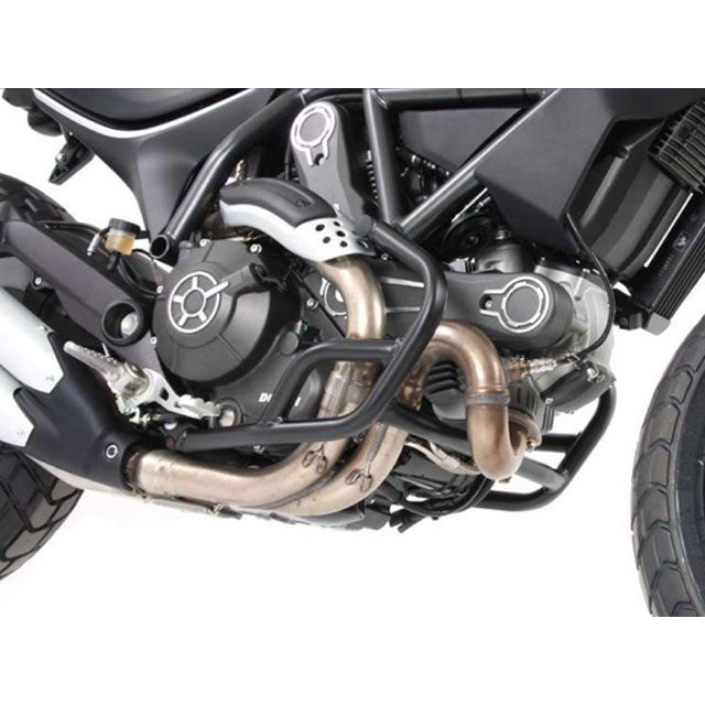 ヘプコ＆ベッカー エンジンガード（ブラック） Scrambler Sixty2 5017538 00 01｜モトメガネ 店