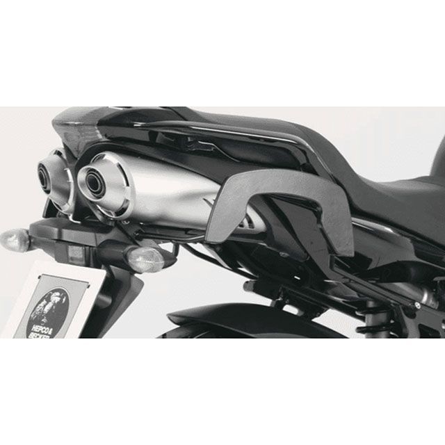 ヘプコ＆ベッカー C-Bowサイドキャリア（ブラック） FZ6/FZ6-N 6304520 00 01｜モトメガネ 店