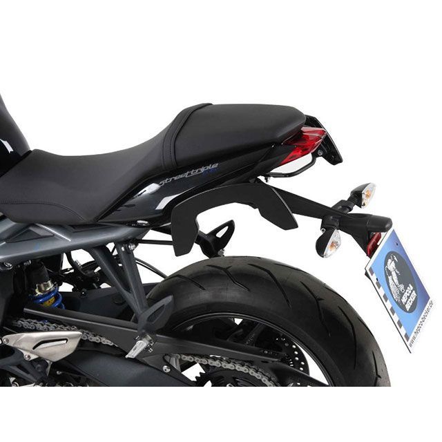 ヘプコ＆ベッカー C-Bowサイドキャリア（ブラック） STREET TRIPLE 675 STREET TRIPLE R 6307520 00 01｜モトメガネ 店