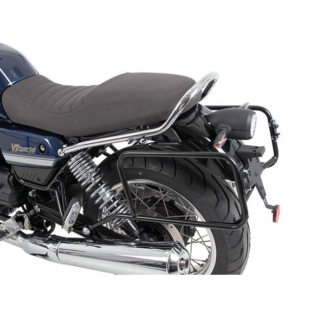 ヘプコ＆ベッカー サイドキャリア（ブラック） V7（850cc） 653556 00 01｜モトメガネ 店