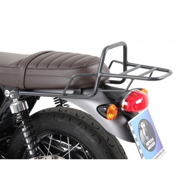 ヘプコ＆ベッカー トップケースキャリア リアラック（クローム） BONNEVILLE T120 6547544 01 02｜モトメガネ 店