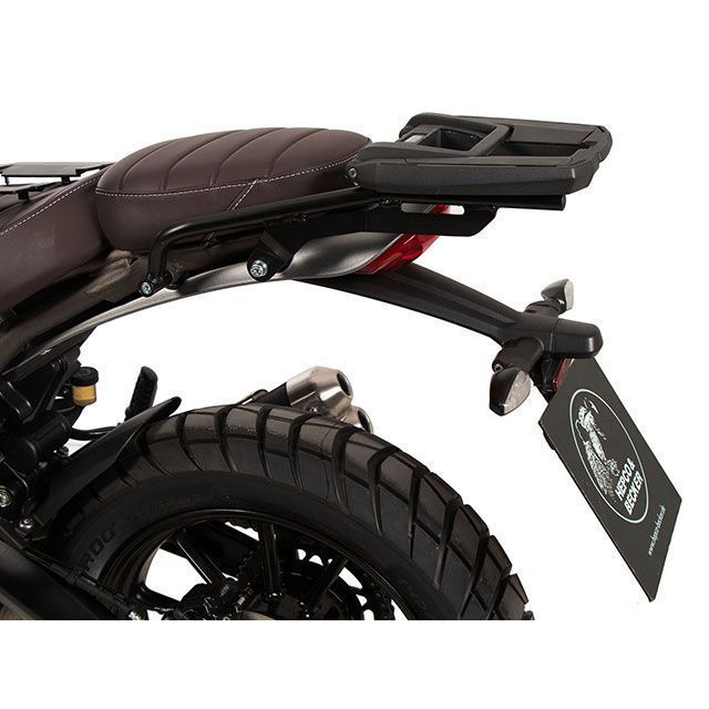 ヘプコ＆ベッカー トップケースキャリア イージーラック（ブラック） SCRAMBLER 400X SPEED 400 6617663 01 01｜モトメガネ 店