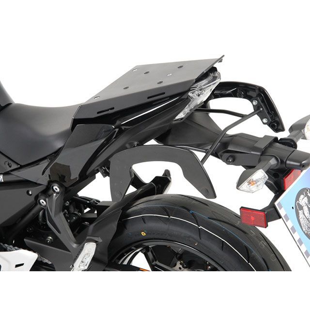 ヘプコ&ベッカー スポーツラック(ブラック) Ninja650 6702528 00 01|モトメガネ 店