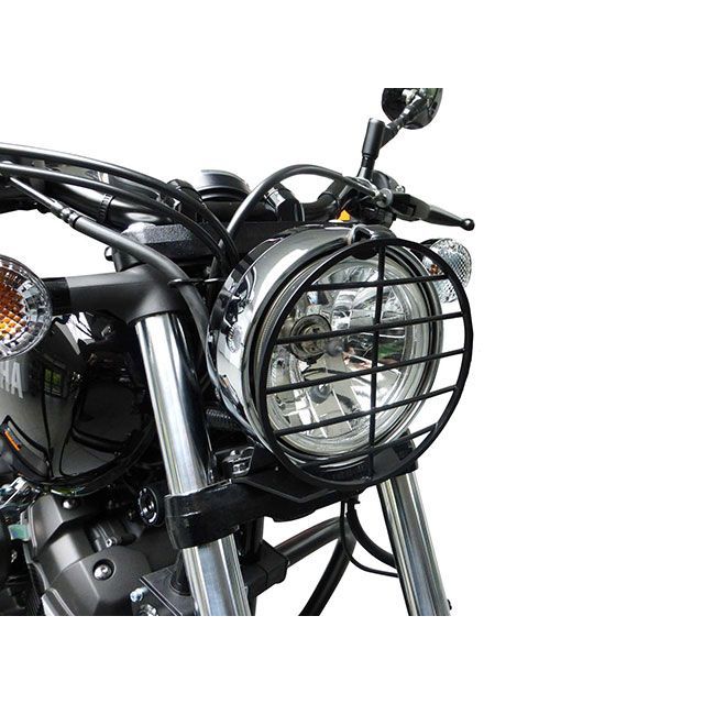 ヘプコ＆ベッカー ヘッドライトガード（ブラック） BOLT（XVS950R） SCR950 7004538 00 01｜モトメガネ 店