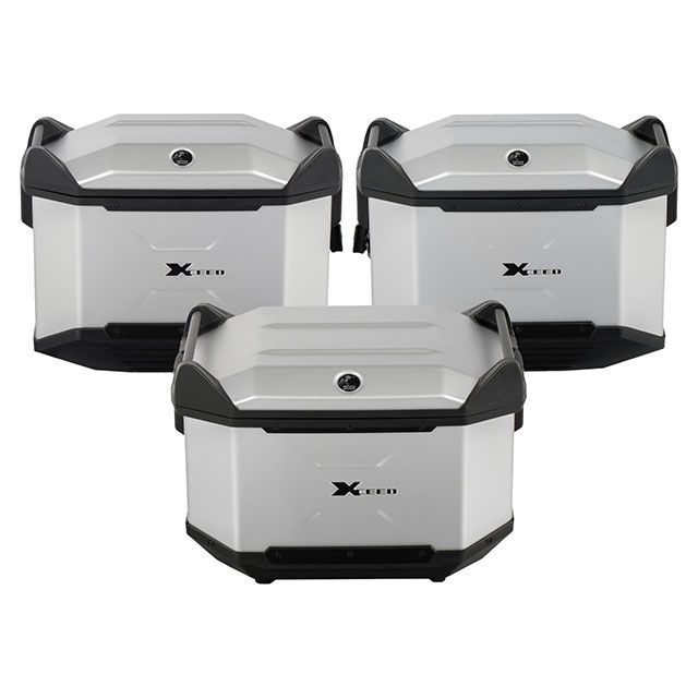 ヘプコ＆ベッカー XCEED 3BOXセット（シルバー） HBS-XCD-ALL-S｜モトメガネ 店