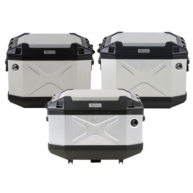 ヘプコ＆ベッカー XPLORER 3BOXセット トップケース45＋サイドケース40（シルバー） HBS-XPR-ALL-40-S 104,968円