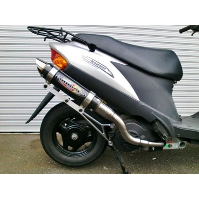 ベリアル GPバージョンマフラーSR アドレスV125 アドレスV125 カラー ブラックカーボン ・S08-20-01|モトメガネ 店