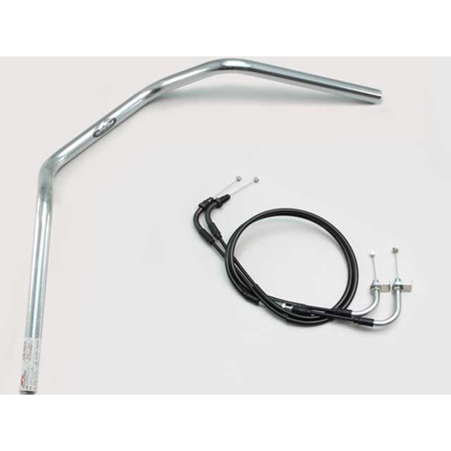 ハリケーン 150アップ2型 ハンドルSET（クロームメッキ） ダックス125 H044-012C｜モトメガネ 店