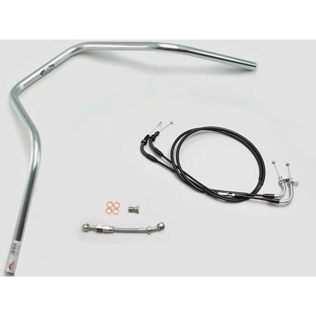 ハリケーン 300エイプハンガー2型 ハンドルSET（クロームメッキ） ダックス125 H044-083C 15,818円