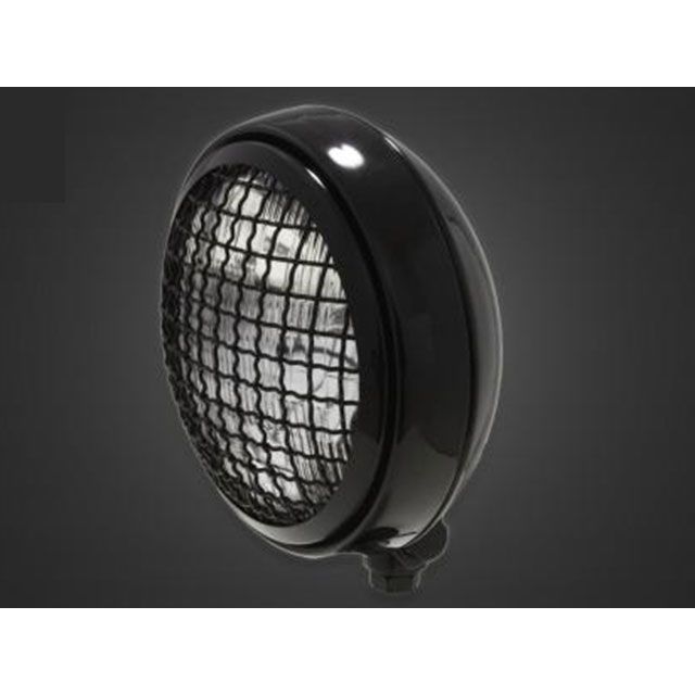 ガレージT&F ドラッグスター400（クラシックモデル） 5.75インチグリルヘッドライト＋ステーSET（タイプB） ドラッグスター400/クラシックモデル タイプ ブラック・クリアーレンズ ・4023618