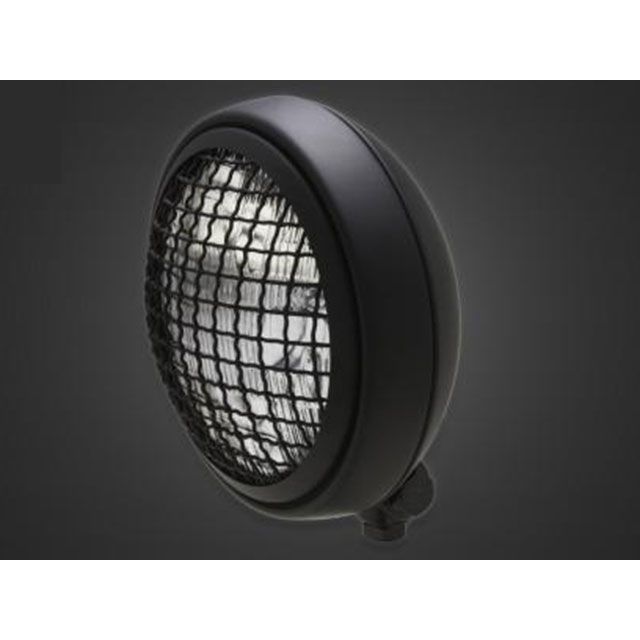 ガレージT&F ドラッグスター1100（スタンダードモデル） 5.75インチグリルヘッドライト＋ステーSET（タイプA） ドラッグスター1100 タイプ マットブラック・クリアーレンズ ・4023659