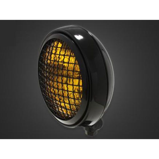 ガレージT&F ビラーゴ250（S） 5.75インチグリルヘッドライト＋ステーSET（タイプA） ビラーゴ250/S タイプ ブラック・イエローレンズ ・4023643