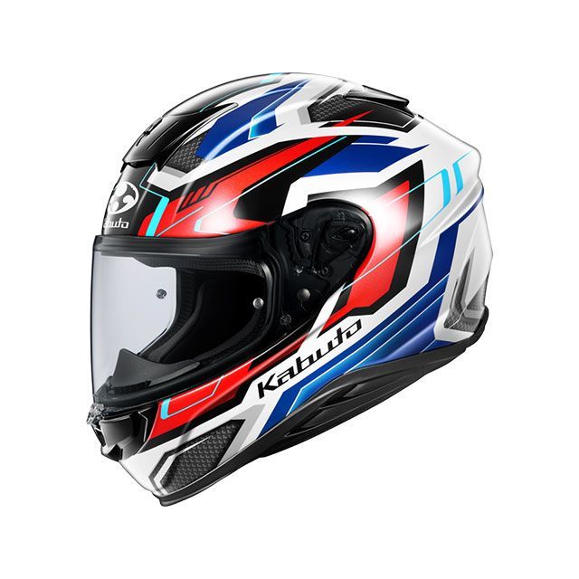 オージーケーカブト AEROBLADE6 アダクト（ホワイトブルーレッド ） サイズ XL/61-62cm