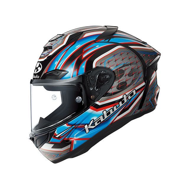 オージーケーカブト F-17 グランツ（ブルーグレー） サイズ XL/61-62cm｜モトメガネ 店