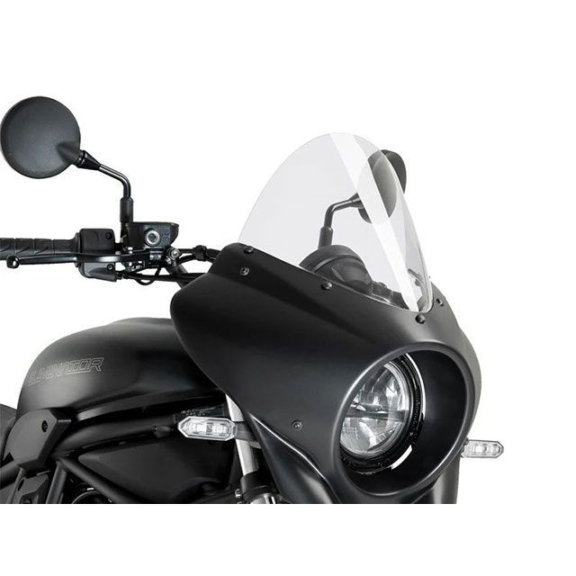 プーチ セミフェアリング ミラージュ TOURING(マッドブラック/クリア) ELIMINATOR 400 ELIMINATOR 500 22145W|モトメガネ 店