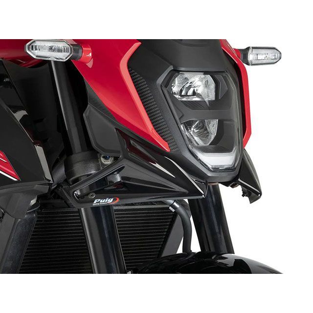 プーチ フロントダウンフォースネイキッドスポイラー(ブラック) CB500 HORNET CB400 HORNET 21936N|モトメガネ 店