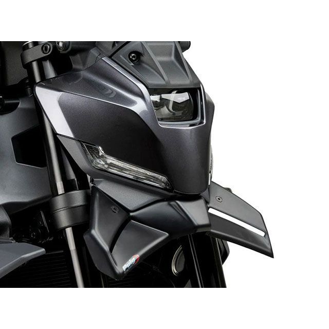 プーチ フロントダウンフォースネイキッドスポイラー(マットブラック) MT-09/SP 22079J|モトメガネ 店