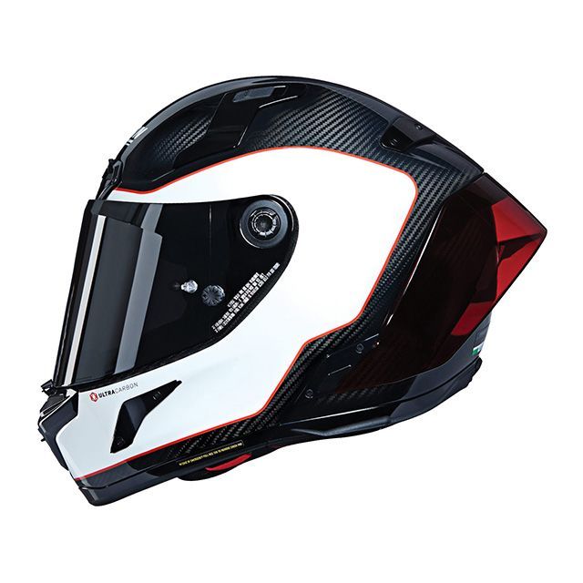 ノーラン X804RS ウルトラカーボン ASSO DI PICCHE SPADEA 343（ホワイト） サイズ M 49835
