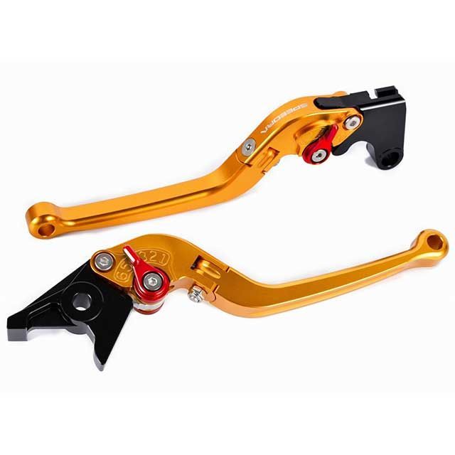 SPEEDRA アジャストレバー スタンダード可倒式（レバー本体カラー：ゴールド） XMAX250 アジャスターカラー ゴールド LVAG091GD-GD