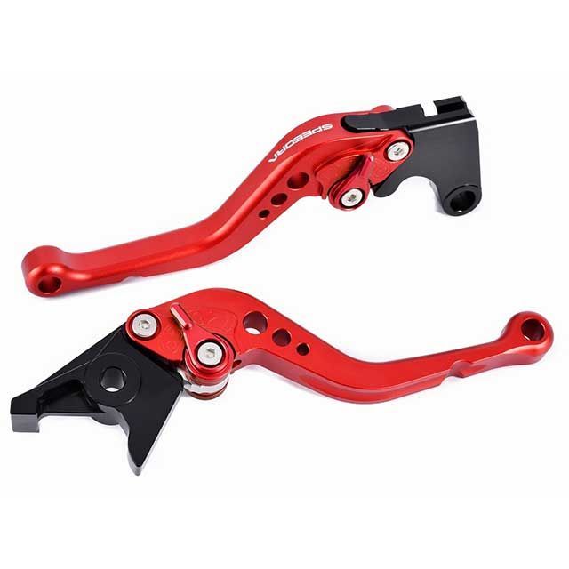 SPEEDRA アジャストレバー スタンダードショート（レバー本体カラー：マットレッド） XMAX250 アジャスターカラー マットグリーン LVCM091RD-GN｜モトメガネ 店