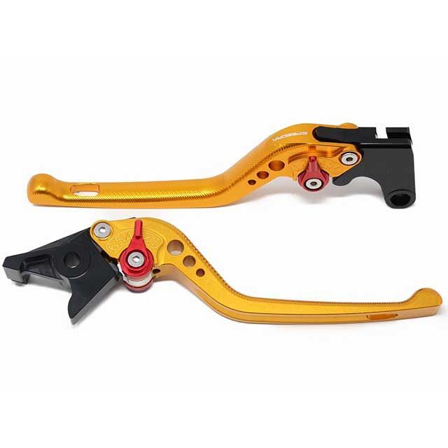 SPEEDRA アジャストレバー 3Dロング（レバー本体カラー：ゴールド） XMAX250 アジャスターカラー ゴールド LVEG091GD-GD