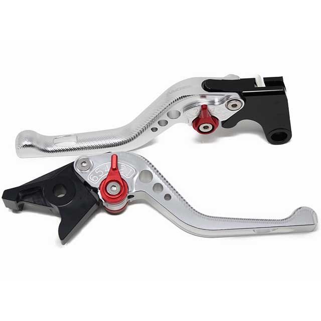 SPEEDRA アジャストレバー 3Dショート(レバー本体カラー:シルバー) XMAX250 アジャスターカラー チタン LVFG091SR-TM|モトメガネ 店