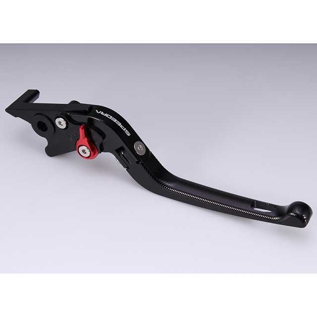SPEEDRA アジャストブレーキレバー 3D可倒式（レバー本体カラー：ブラック） アジャスターカラー シルバー LVDG082BK-SR