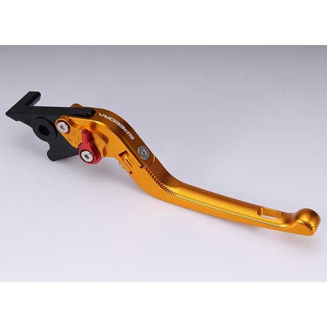 SPEEDRA アジャストブレーキレバー 3D可倒式（レバー本体カラー：ゴールド） アジャスターカラー ブルー LVDG082GD-BE