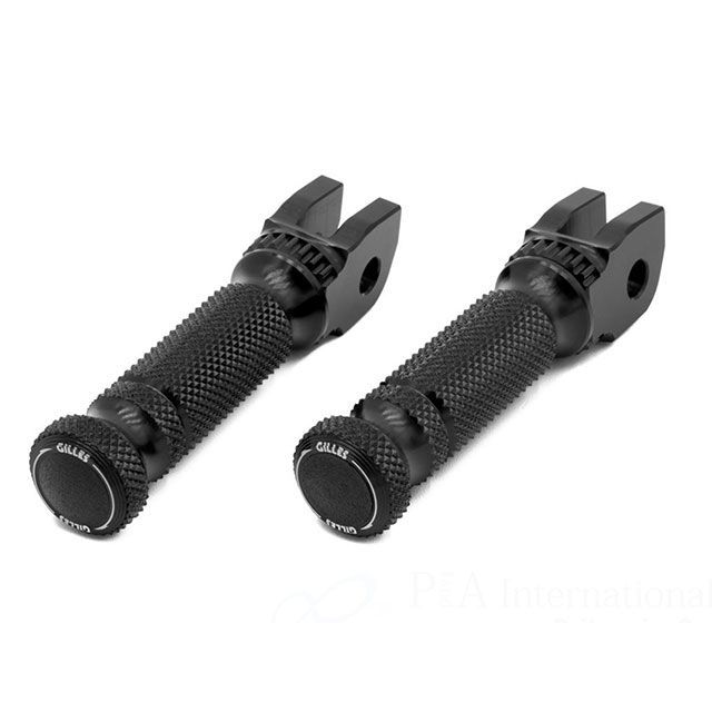 ギルズツーリング スポーツフットペグセット パッセンジャー用（ブラック） RGK290UF41SETB