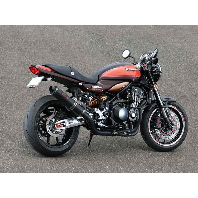 ストライカー STREET CONCEPT フルEX TITAN BLACK LINE Type3 JMCA 真円サイレンサー Z900RS/CAFE 91411WJ-BK3