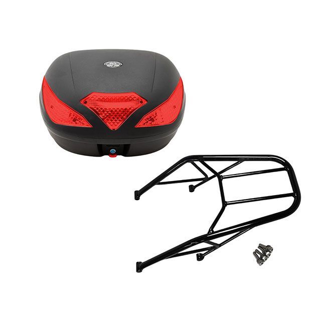 ワールドウォーク レブル250/500用リアキャリア ファットバータイプ 43リッターボックスセット レブル250 レブル500 wca-62-hwb43