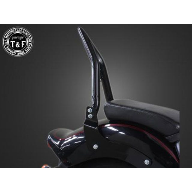 ガレージT&F ドラッグスター1100/クラシック 極太φ38シーシーバー ミディアム 純正フェンダー専用(ブラック) ドラッグスター1100 ドラッグスター1100クラシック ・702204|モトメガネ 店