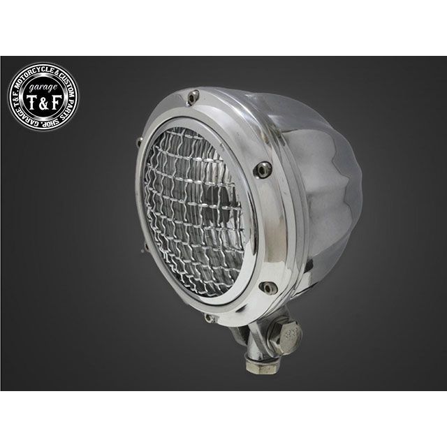 ガレージT&F ドラッグスター250 4.5インチグリルシトラスヘッドライト+ステーSET（タイプA） ドラッグスター250 タイプ ポリッシュ・クリアーレンズ ・4024315