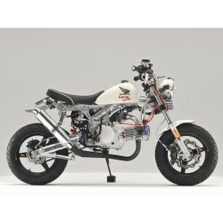 オーバーレーシング レーシングダウンマフラー ブラック（スチールEXP） MONKEY ・13-01-17B