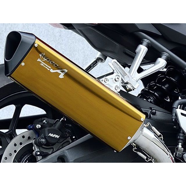 ヤマモトレーシング 24-CBR650R E-Clutch SPEC-A TI 4-2-1 TYPE-SA（ゴールド&times;ブラックエンド） CBR650R E-Clutch 10651-2SAGB｜モトメガネ 店