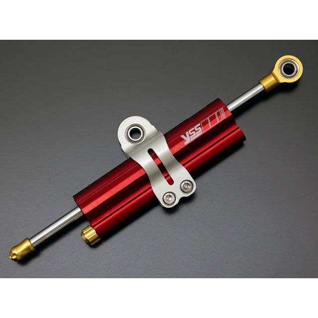 YSS STEERING DAMER A-CLAMP 90mm EG188（レッド） 汎用 124-7830003