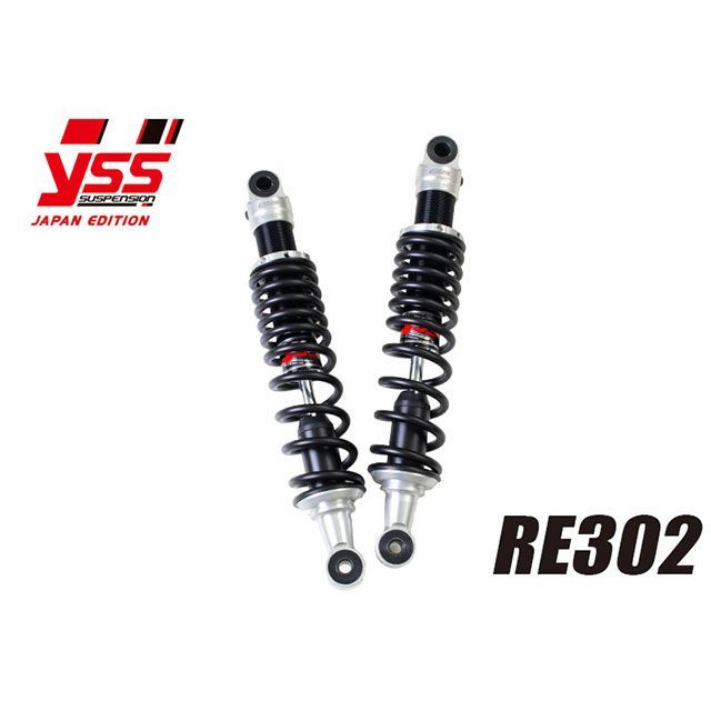 YSS リアサスペンション ツインショック RE302（シルバー×ブラック） MUTT MASTIFF 116-12123300